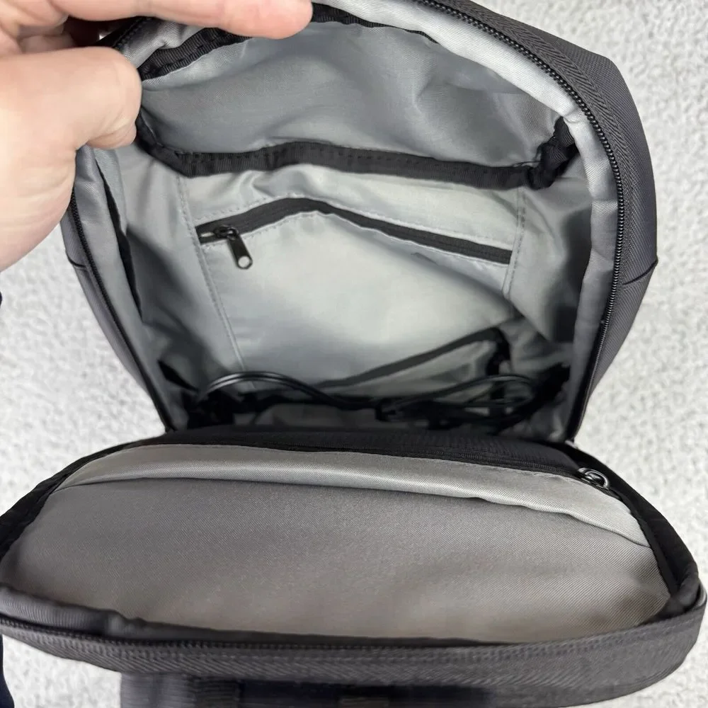 Lucid‎ Motors Black Backpack 1 Strap Tech With USB Ports Acehigh